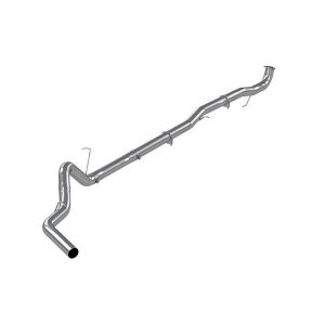 P1 Performance Products 2013-2018 Cummins 4" Turbo Back Exhaust - No Muffler (C6145PLM)